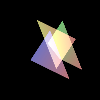 结果(懒得设置投影矩阵了 所以有被剪裁)